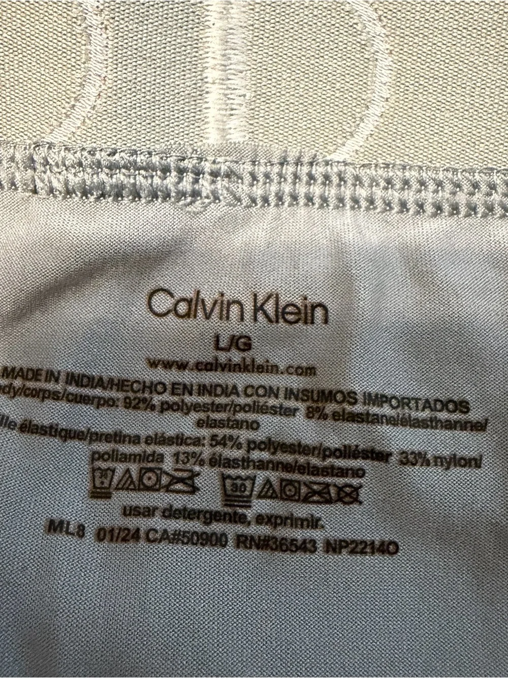 Calvin Klein Light Gray Men’s Boxer Briefs with White Logo Waistband